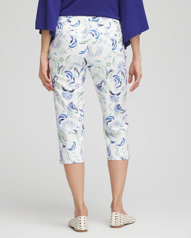 Brigitte Slub Capri Pants - image 3